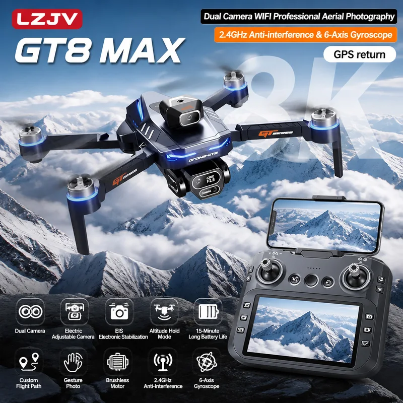 Drone Surveying - GT8 Max Opvouwbare Drone 8K HD