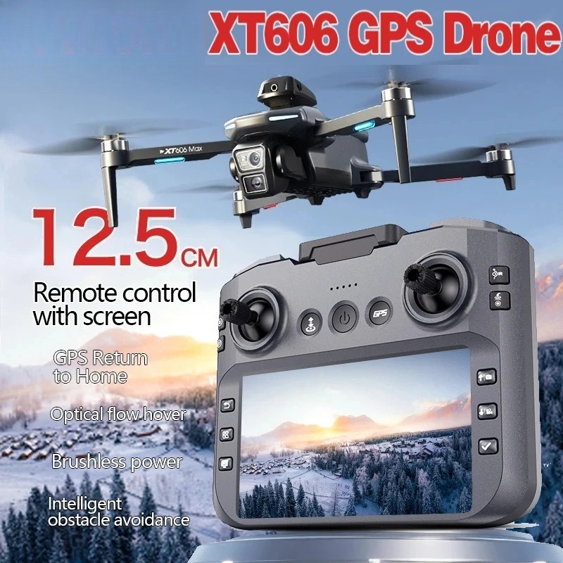Drone Multispectral - Originele XT606 MAX GPS Drone 4k