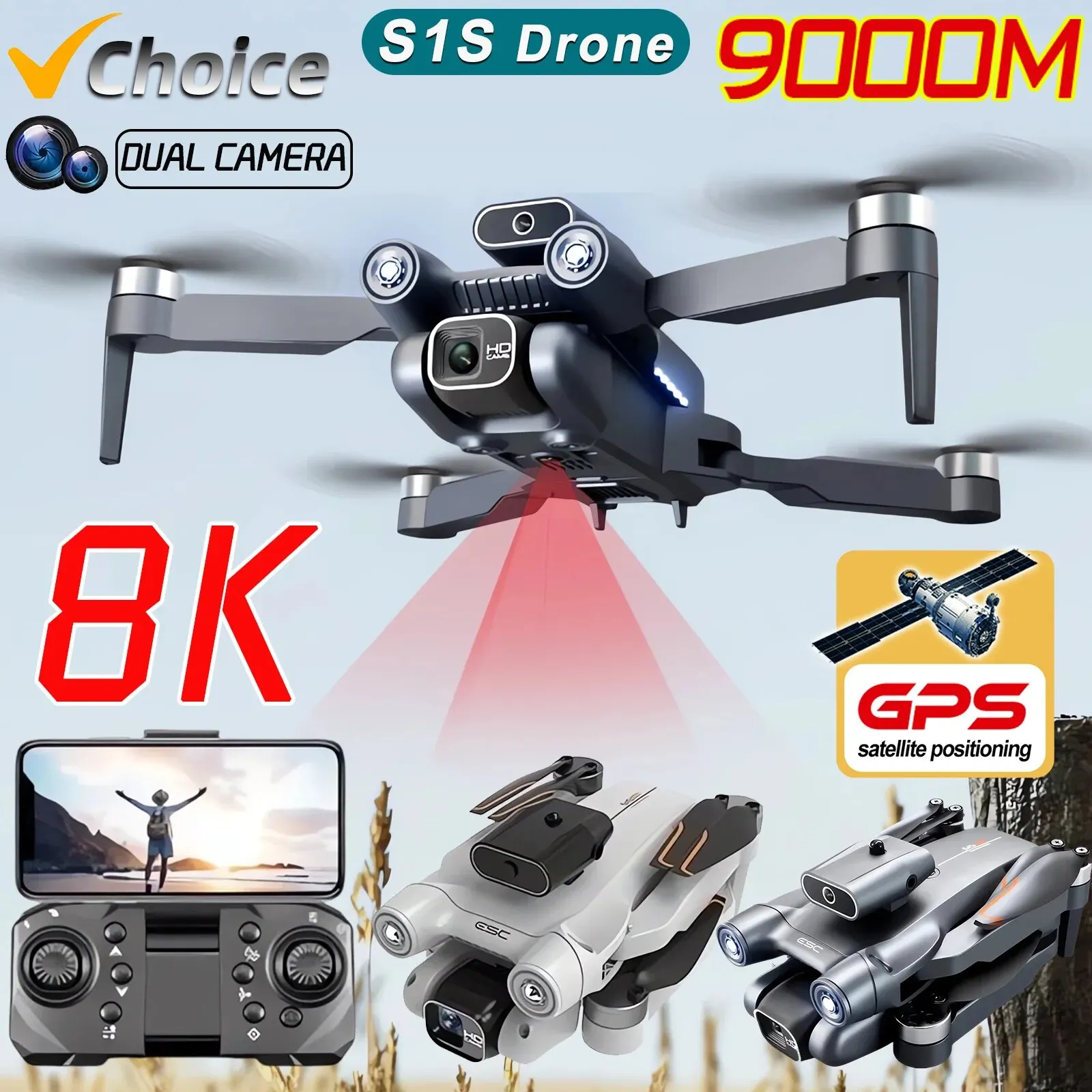 Nieuwe S 1S 5G Gps Drone Camer - Drone Surveying recensie en prijs