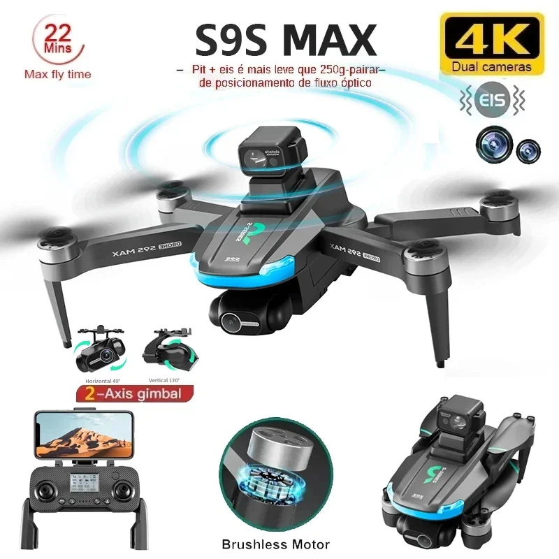 NIEUWE S9S MAX MINI Drone 4K 2 - Drone Video Production recensie en prijs