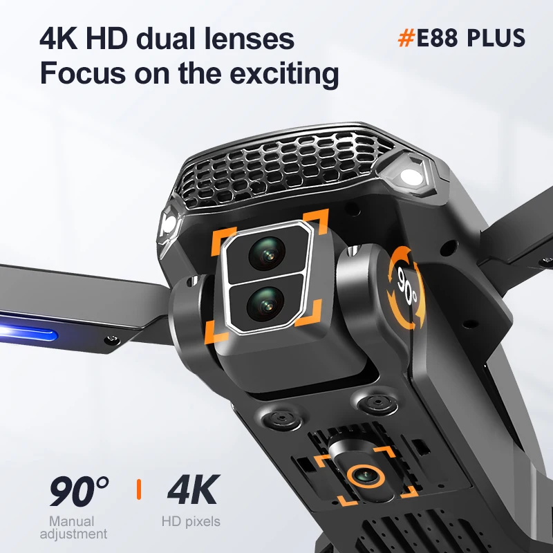 Nieuwe E88 Plus Quadcopter Dro - Drone Lidar recensie en prijs
