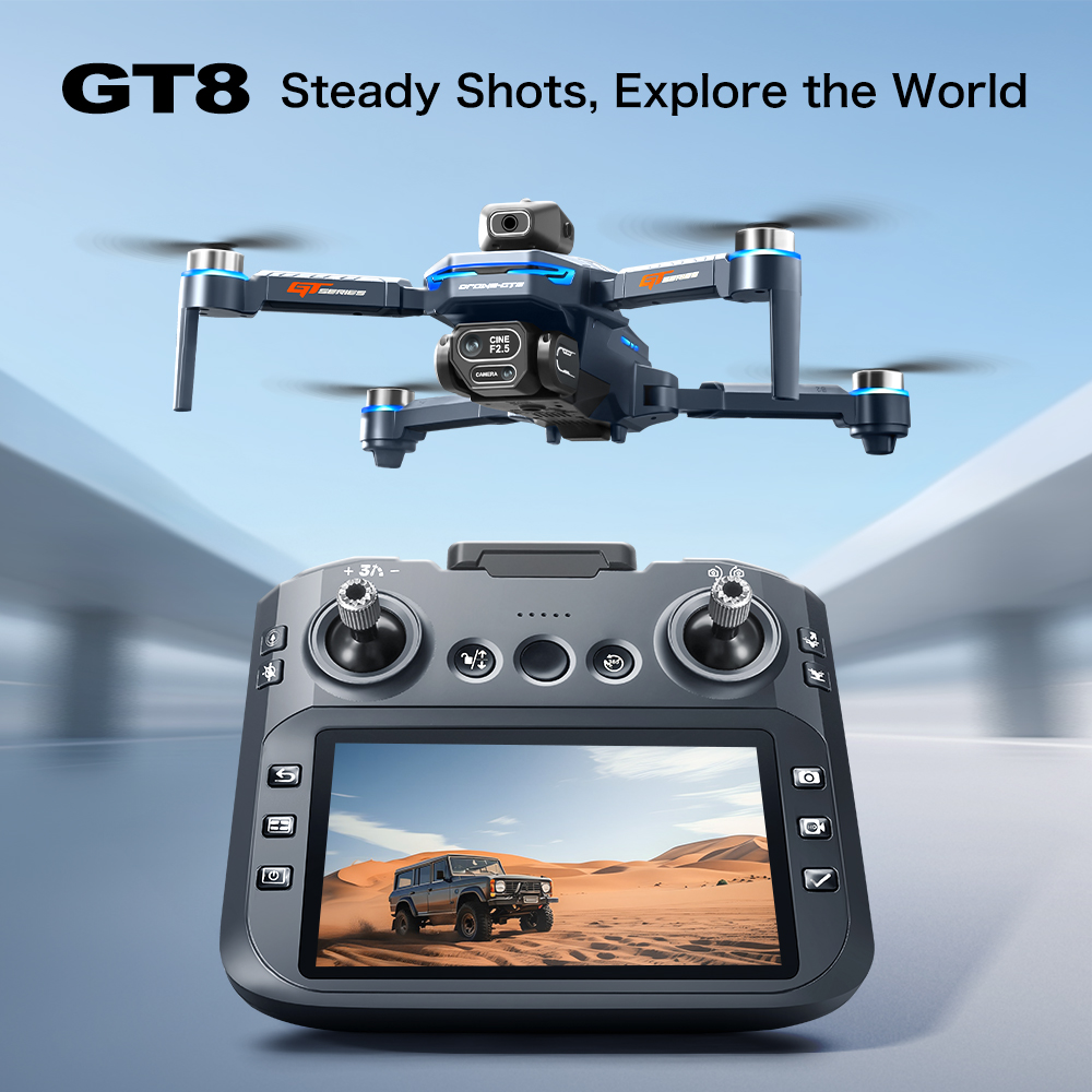 GT8 Max Opvouwbare Drone 8K HD - Drone Surveying recensie en prijs