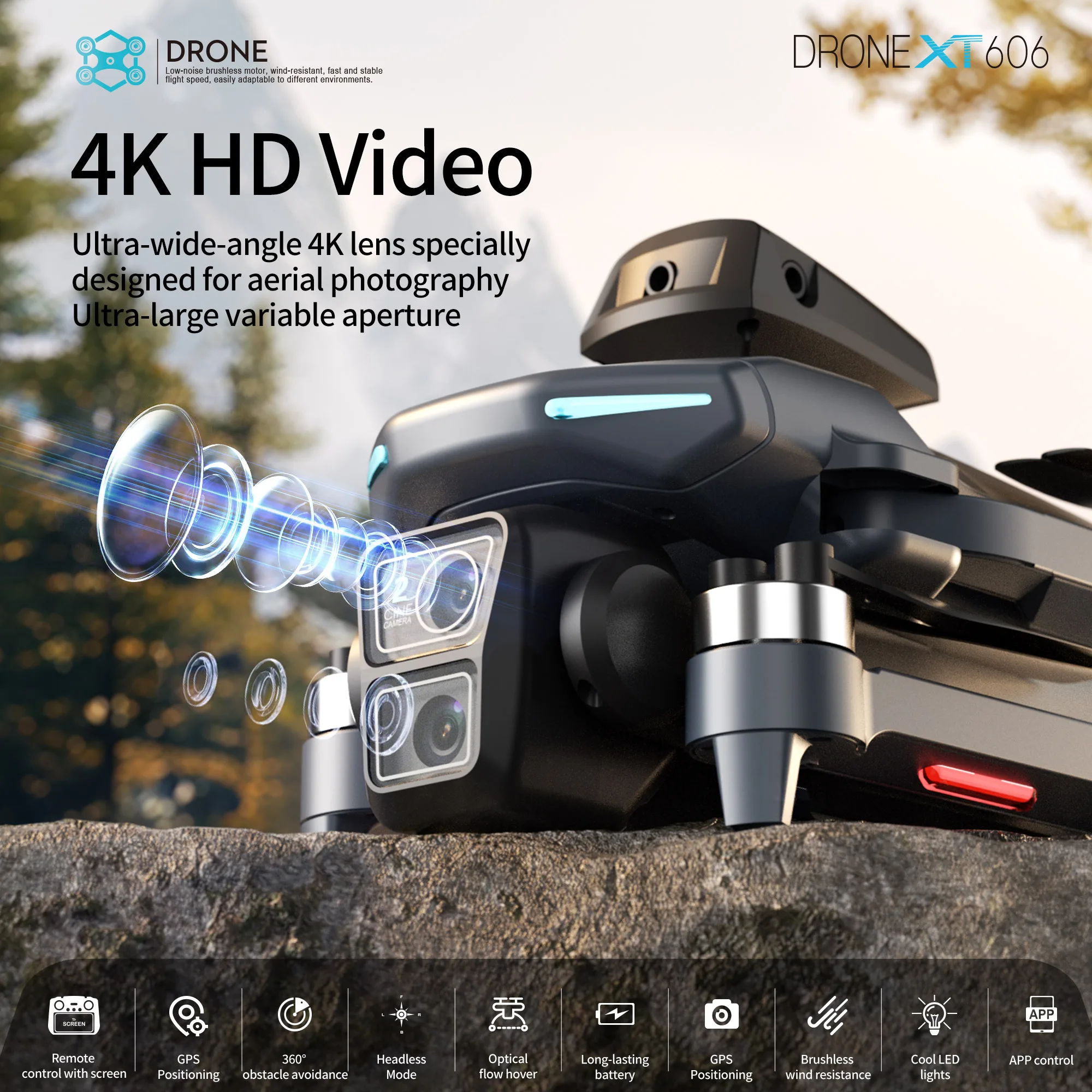 Originele XT606 MAX GPS Drone  - Drone Multispectral recensie en prijs