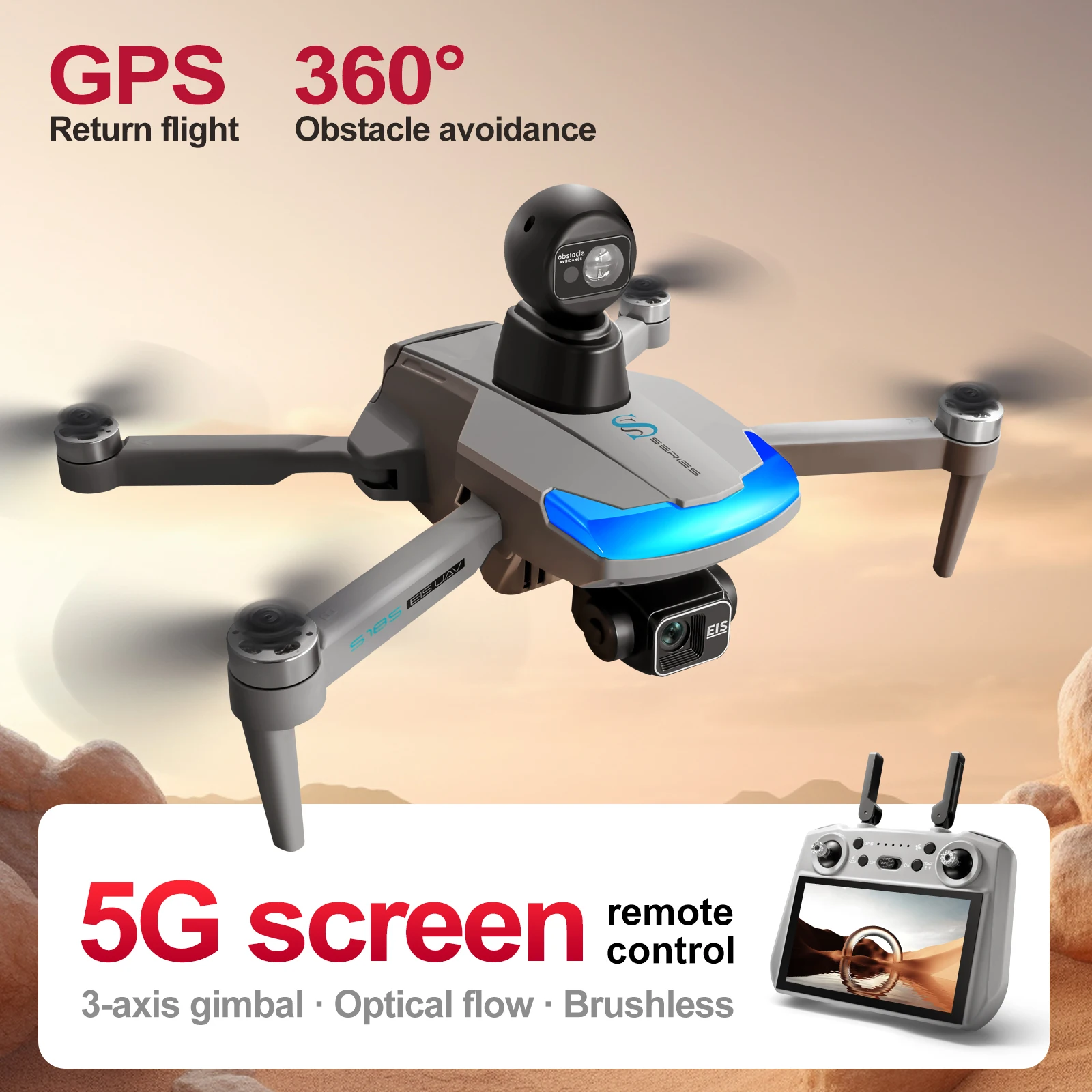 S185 Professionele Drone 2.7K  - Drone Multispectral recensie en prijs