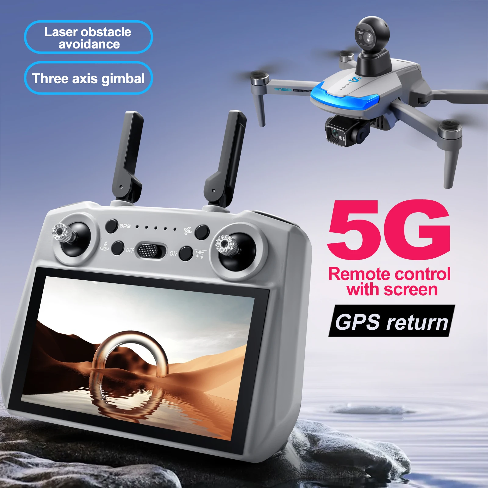 S185 Professionele Drone 2.7K  - Drone Multispectral recensie en prijs