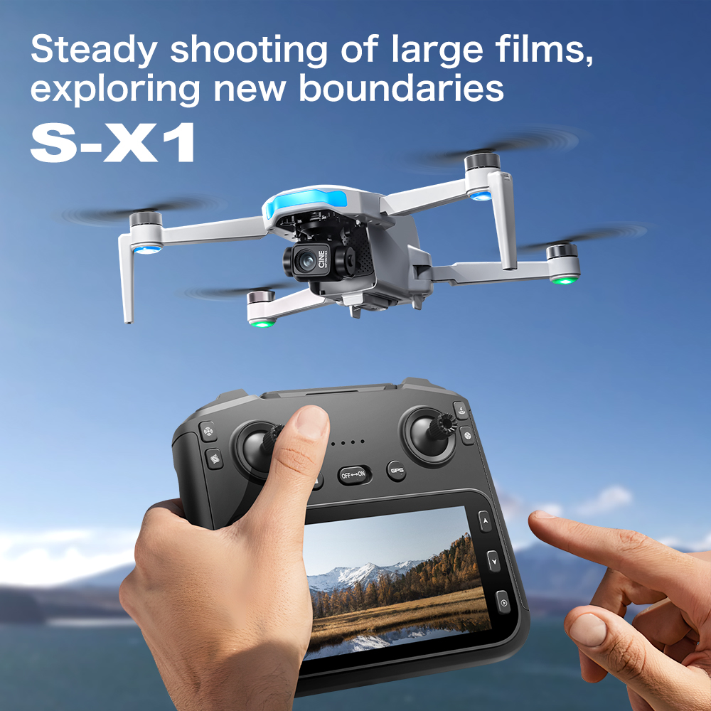 Originele S-X1 GPS Drone 8KHD  - Drone Surveying recensie en prijs